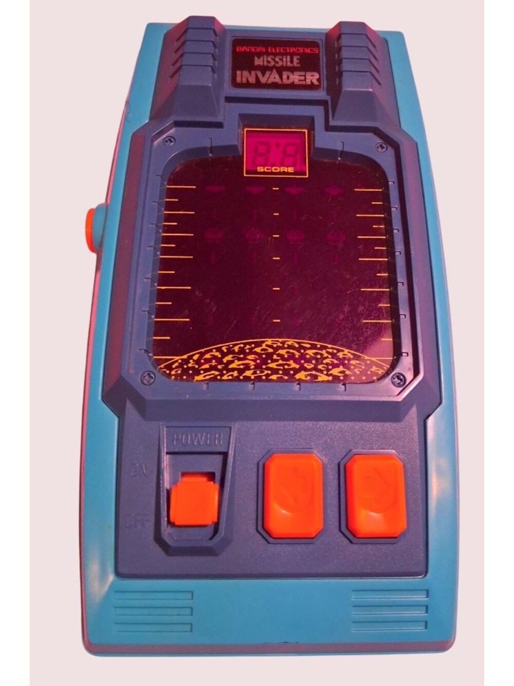 Bandai Electronics Missile Invader Retro Handheld Electronic Game Vintage 1980s